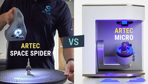 In the Lab:Artec Space Spider vs. Artec Micro 3D Scanner