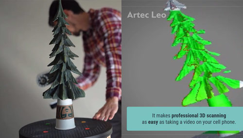 3D Scanning A Tree Sculpture with Artec Leo