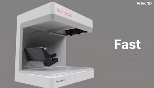 Artec Micro II Automated Desktop 3D Scanner