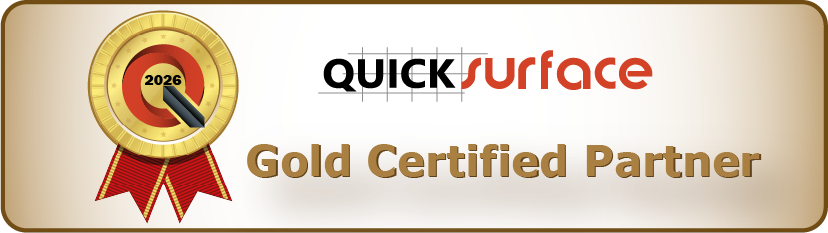 Quicksurface Gold Certified Partner