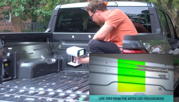 3D Scanning a Truck Bed with Artec Leo 3D Scanner