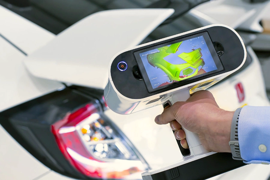 3d scanninge exterior of a car