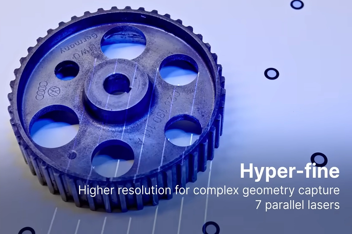 Hyper-Fine 3D Scanning