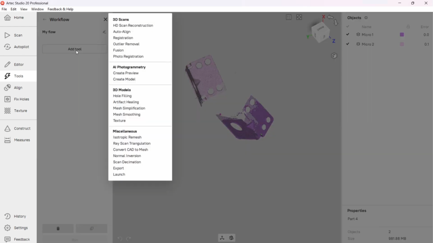 Add tool