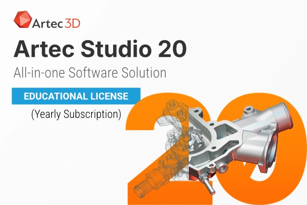 Artec Studio Yearly Subscription Educational