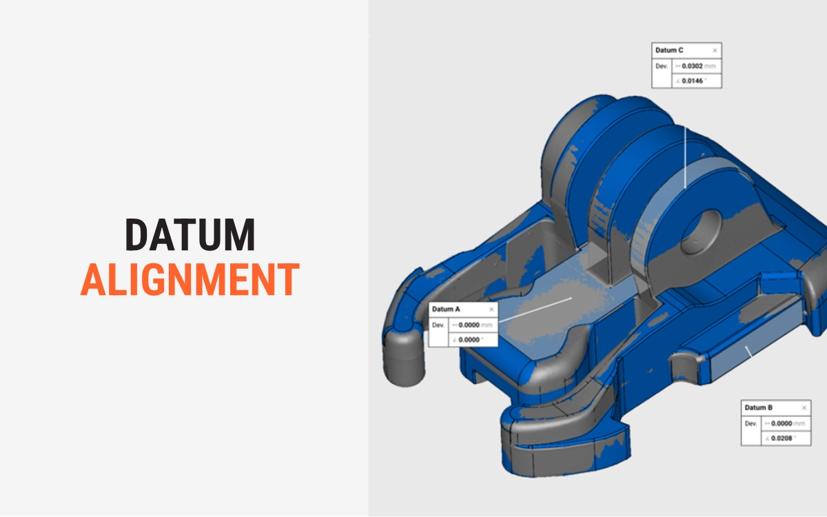 Precise Datum Alignment For Scan To CAD
