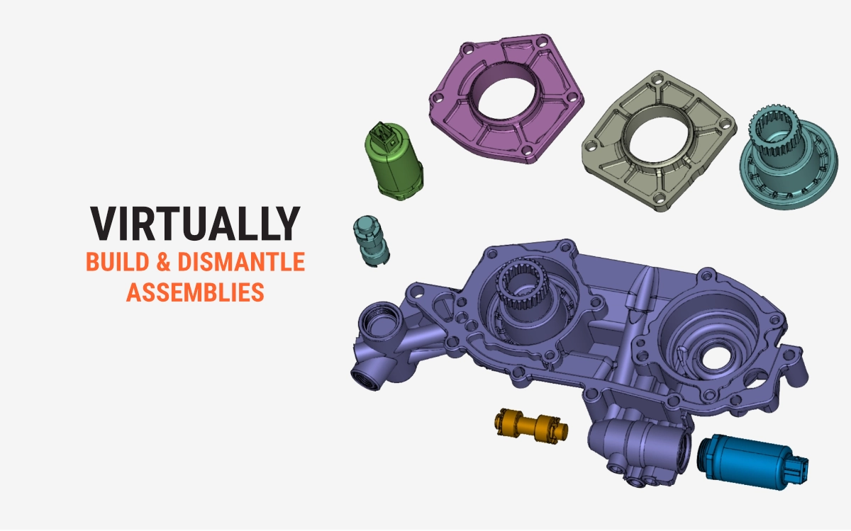 Virtually Build and Dismantle Assemblies