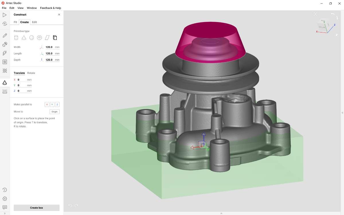 Independent CAD Shapes As Primitives To Extract Key Geometrical Features