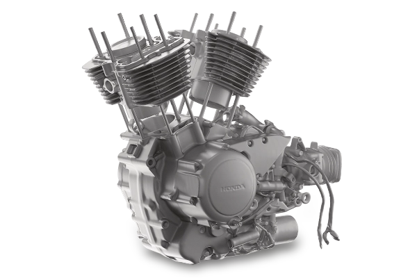 Car engine 3d scan