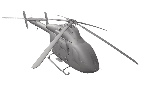 Helicopter 3d scan