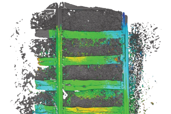 Railroads 3d scan