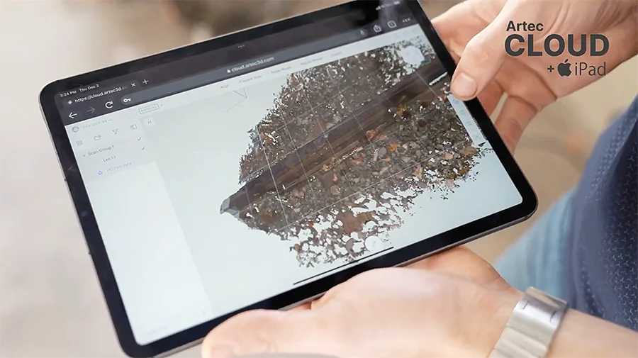 Artec Cloud with mobile devices