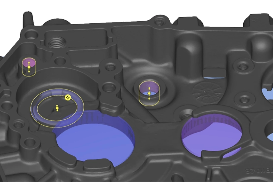 Scans used for reverse engineering applications