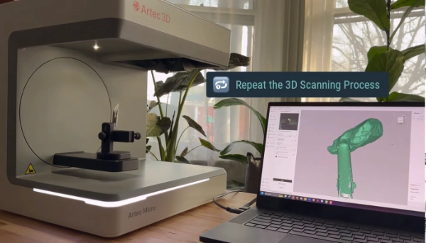 3D Scanning a Small Object in Under 15 Minutes with Artec Micro II