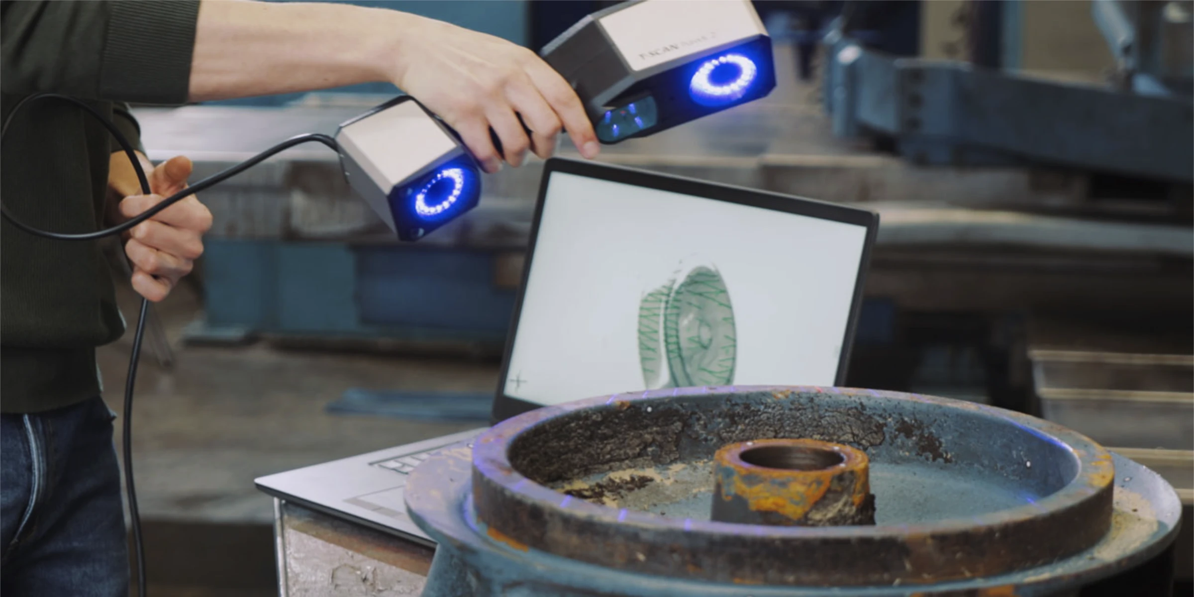 Scanning outdoor surfaces