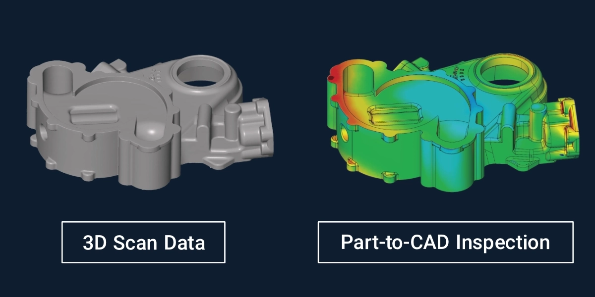 From 3d scan data to part-to-cad inspection