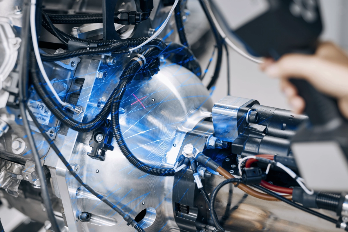 Scanning shiny surfaces